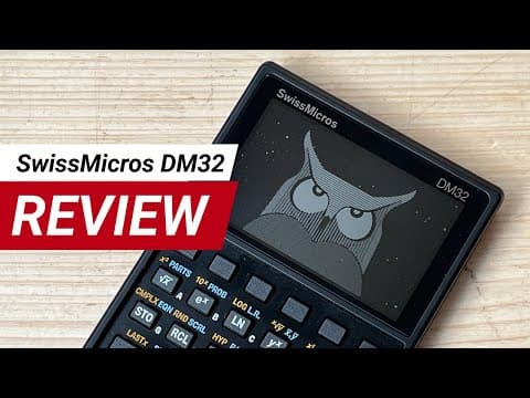SwissMicros DM32 Review