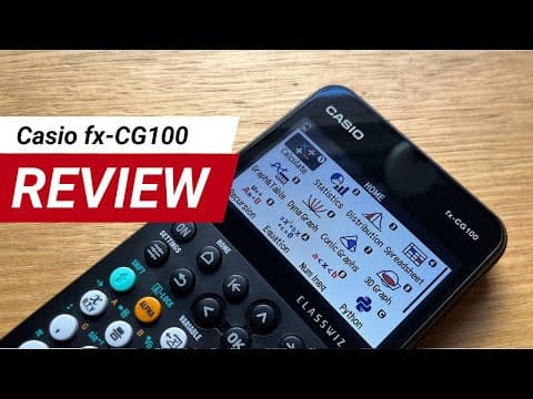 Casio fx-CG100 ClassWiz Calculator Review
